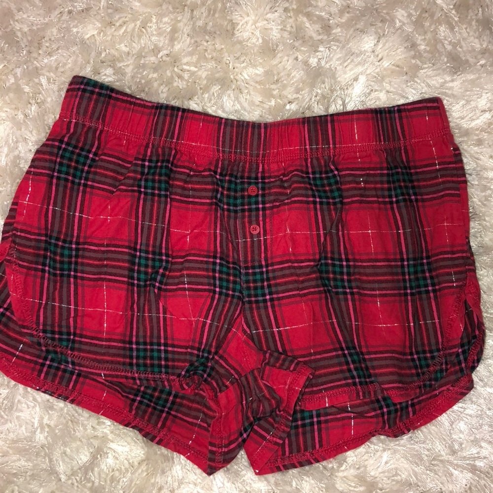 Plaid Pajama Shorts